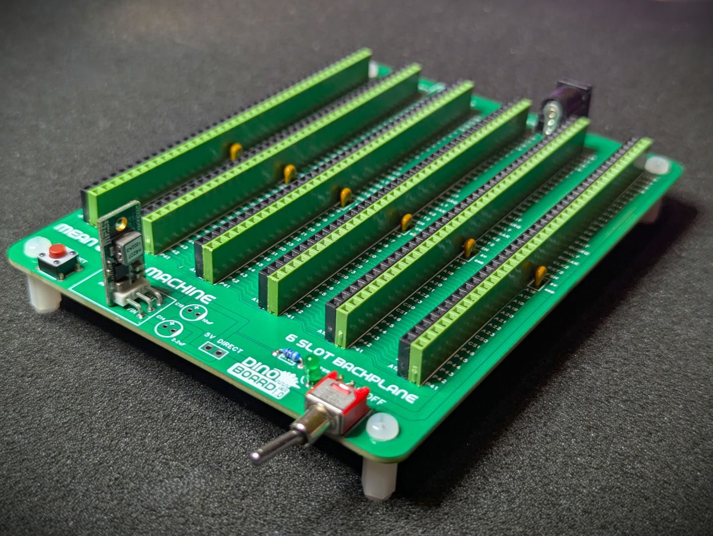 6 slot green backplane